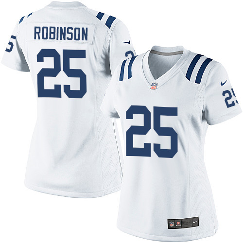 Women's Elite Patrick Robinson Nike Jersey White Road - #25 NFL Indianapolis Colts